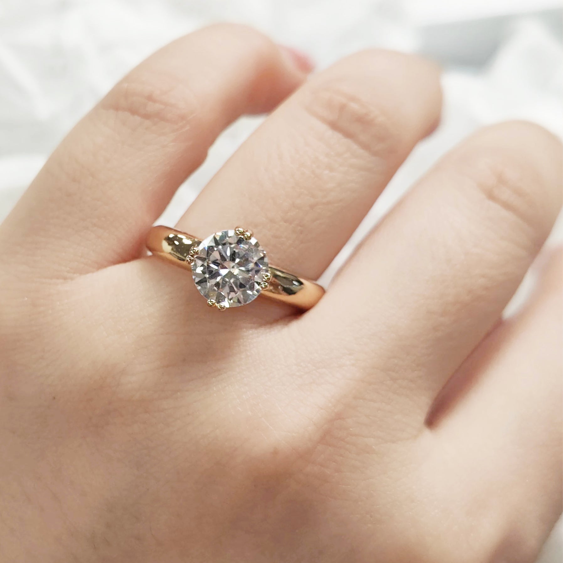 Wholesale Random 100pcs White Rhinestones Alloy Rings